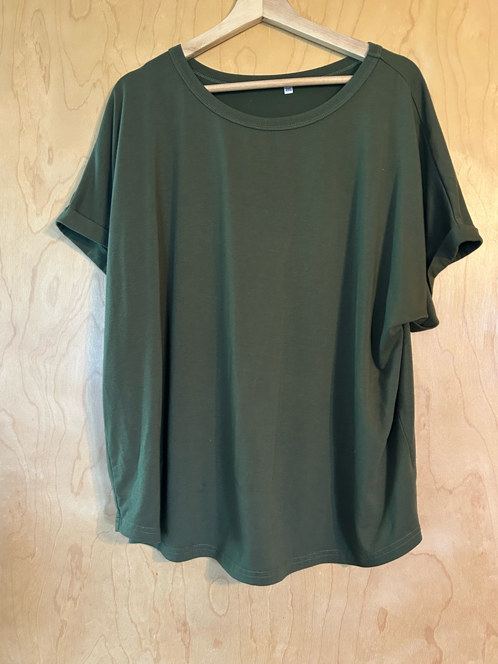 Women's Relaxed Short-Sleeve Tee - Olive Green